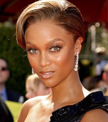 black celebrity hairstyle. Ponytail African American