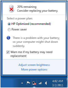 Mengatasi Masalah Baterai Laptop "Consider Replacing Your Battery"