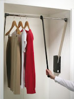 Pull Down Wardrobe Rails