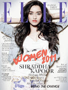 Shraddha Kapoor shows us on the latest issue of Elle India, cateye makeup .