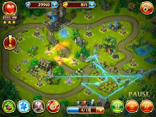 Screenshots of the Toy defense 3: Fantasy for Android tablet, phone.