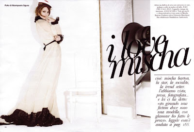 Mischa Barton Italy Glamour June 2009