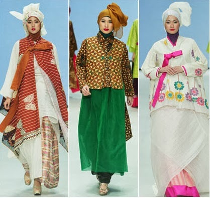 FOTO MODEL Baju  Busana Muslim Terbaru 2014 Hanbok Ala 