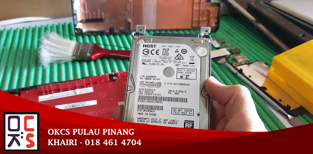 SOLVED : KEDAI REPAIR LAPTOP BATU KAWAN | ASUS A456U HDD ERROR WARNING ISSUE