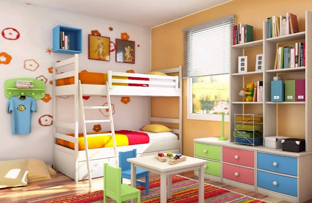 Kamar Tidur Anak Minimalis Ukuran 3x3