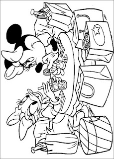 Ausmalbilder Minnie Mouse zum Drucken