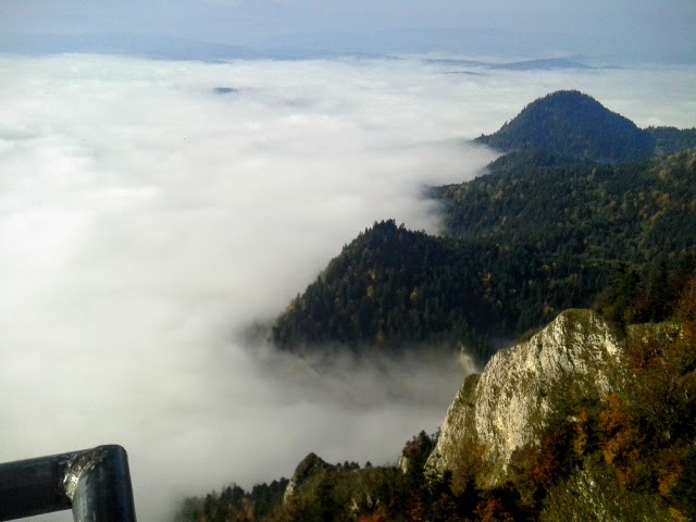 widok z Trzech Koron Pieniny