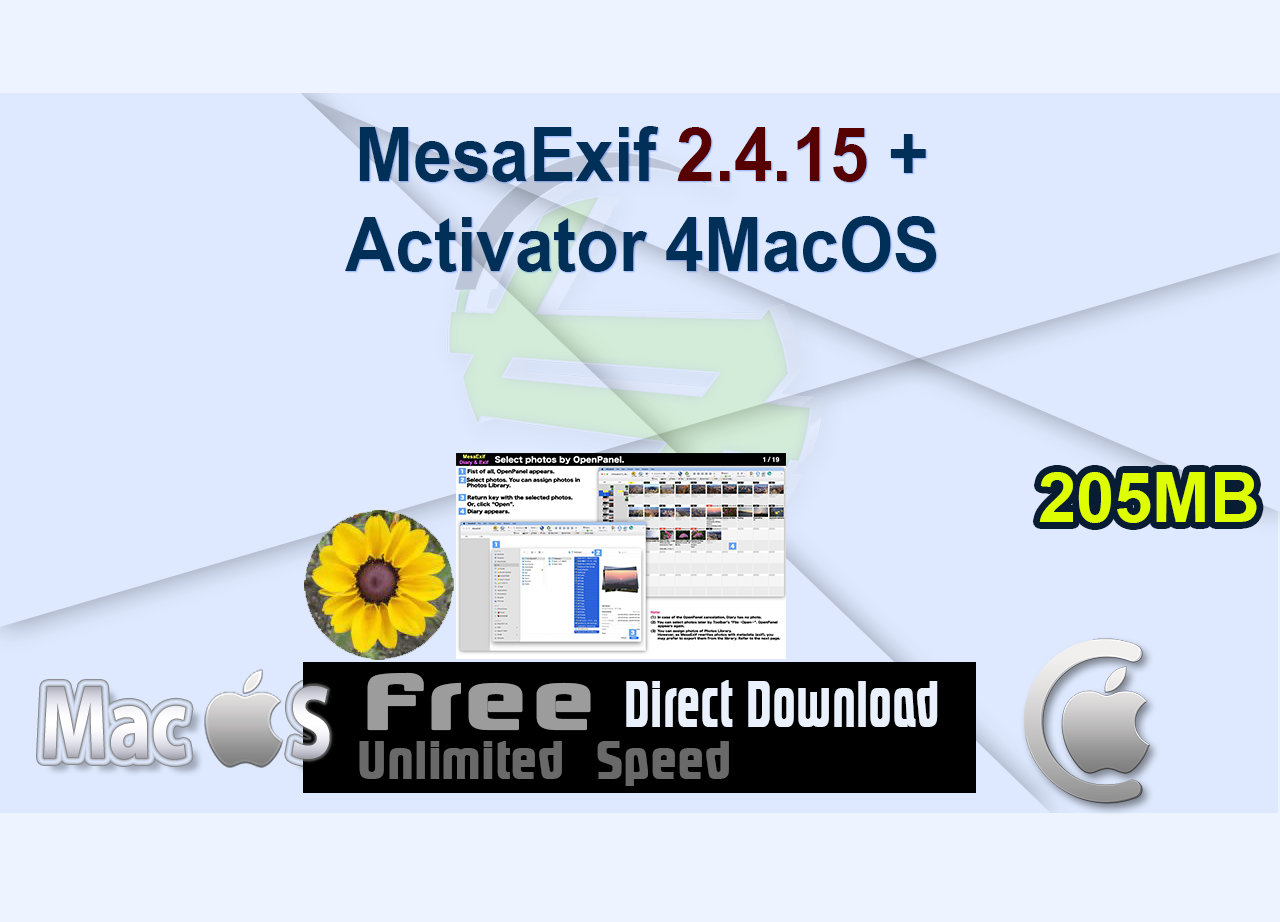 MesaExif 2.4.15 + Activator 4MacOS