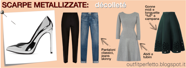 Trend METALLIC: come abbinare le SCARPE METALLIZZATE