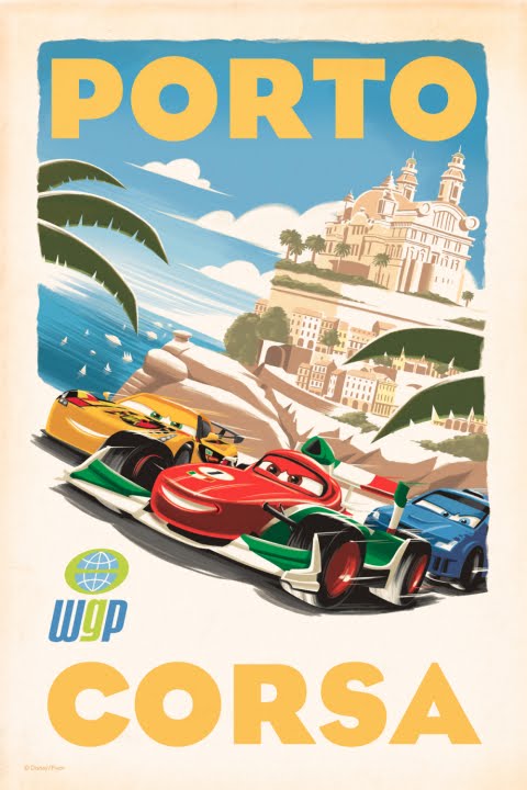 pixar cars 2 posters. 3 More Cars 2 Vintage Posters