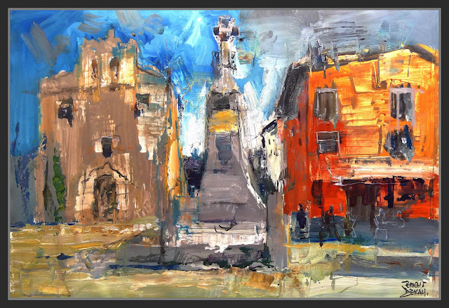FOLGUEROLES-ART-PINTURA-MONUMENT-PEDRÓ-JACINT VERDAGUER-ESGLESIA-SANTA MARIA-PAISATGES-OSONA-ARTISTA-PINTOR-ERNEST DESCALS