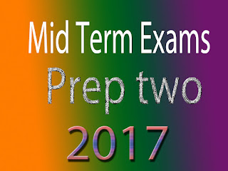 تحميل اختبارين نصف ترم للصف الثاني الاعدادي منهج حديث طبقاً للمواصفات وورد  prep2 mid-term exams 2017