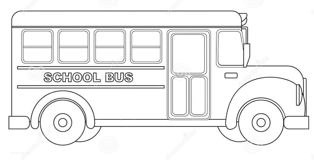 Coloring Pages School Bus Coloring