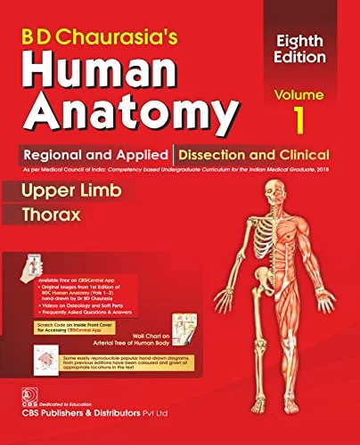 BD Chaurasia's Human Anatomy: Vol. 1: Upper Limb Thorax  PDF