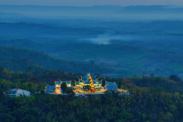 Wat Pa Phu Kon is in abundance mountain