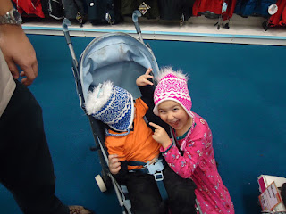 Dan Jon Jr and Top Ender wearing their new hats