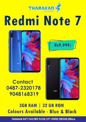  redmi note 7 | Tharakan duty paid shop