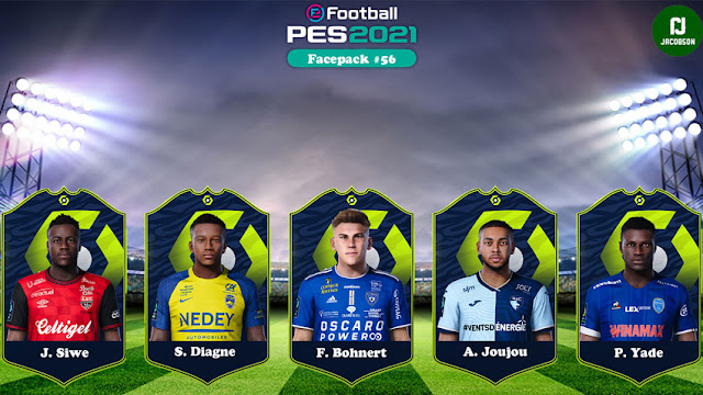 Facepack #56 By Jacobson Facemaker For eFootball PES 2021