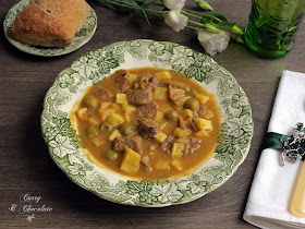 Estofado de ternera con aceitunas y patatas – Beef stew with potatoes and olives