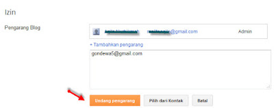 cara transfer blog ke email lain