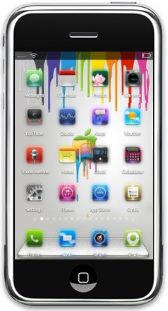 Apple Chromatic Theme For iPhone