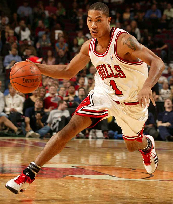 derrick rose dunking pictures. derrick rose dunking on dragic