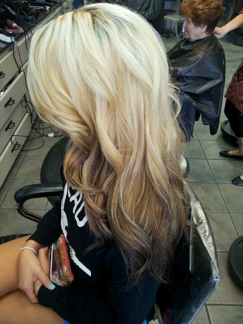 Reverse Ombre Hair