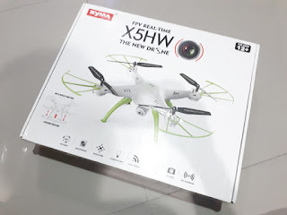 Drone Quadcopter Syma X5HW Wifi FPV Camera Altitude Hold New Sisa Stok