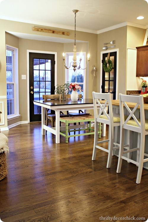 farmhouse table kitchen