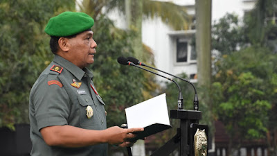 Pangdam III/Siliwangi Minta Prajurit - PNS TNI AD Menjaga Kesehatan Diri dan Keluarga