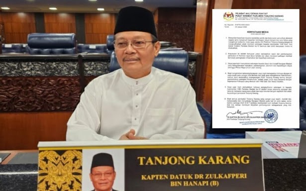 MP Tanjong Karang, wakil rakyat ke enam isytihar sokong Anwar