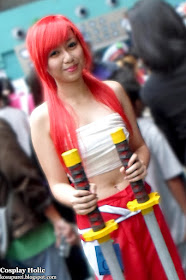 fairy tail cosplay - erza scarlet at oh no! manga cosplay camp
