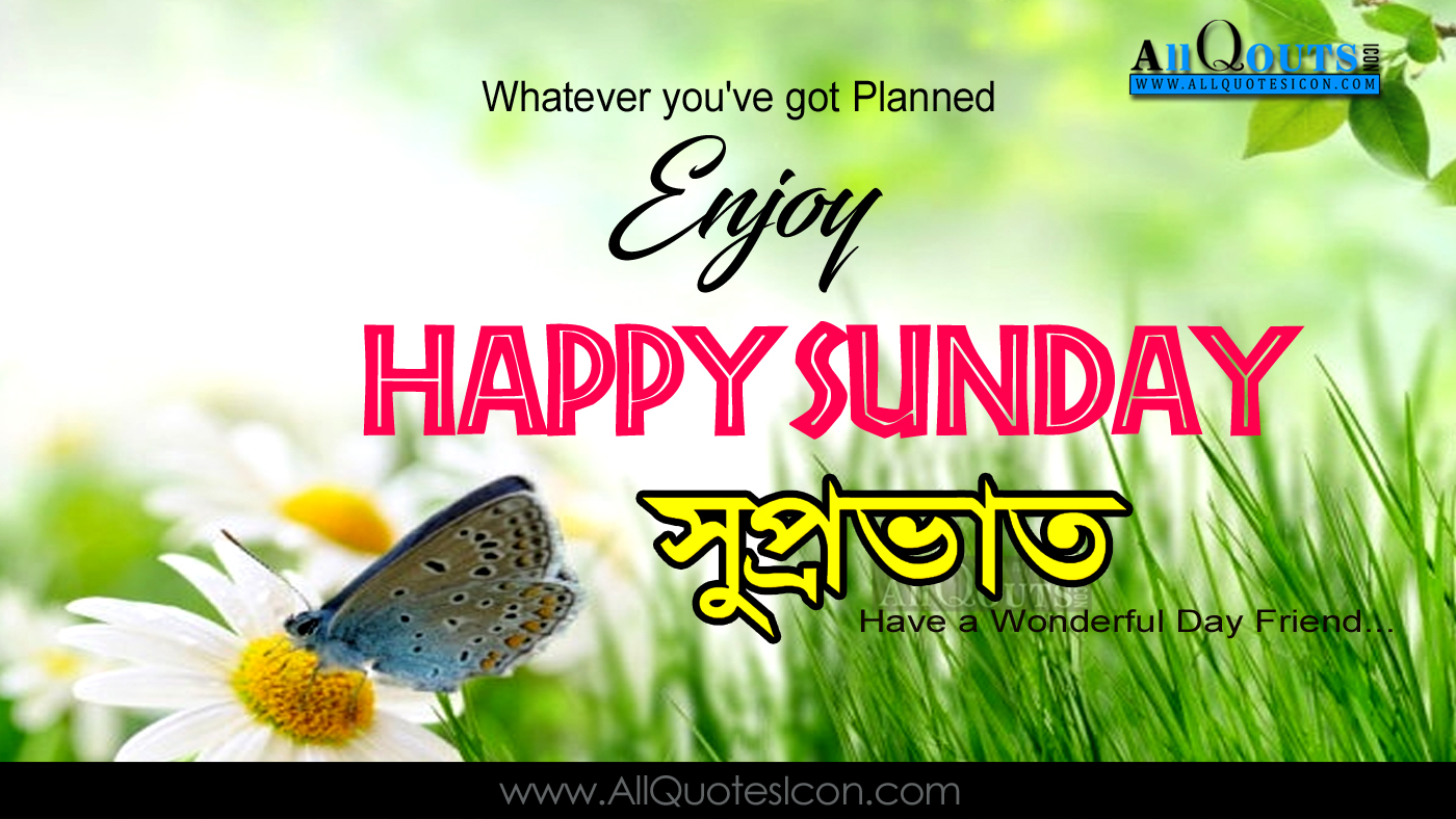 Happy Sunday Quotes Wallpapers Best Bengali Good Morning Quotes