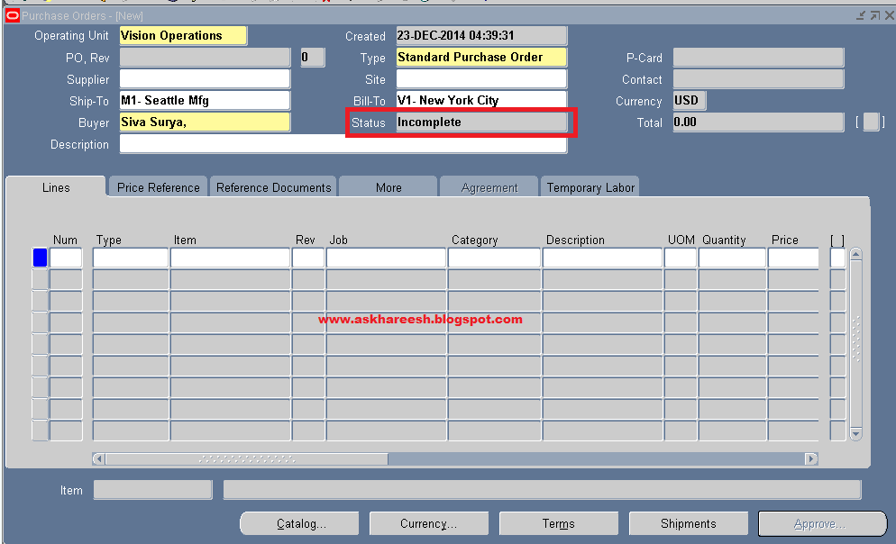 Form Personalization: Hiding a field, askHareesh blog for Oracle Apps