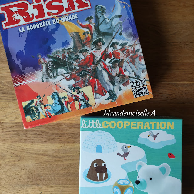 Jeux de société Risk et Little cooperation