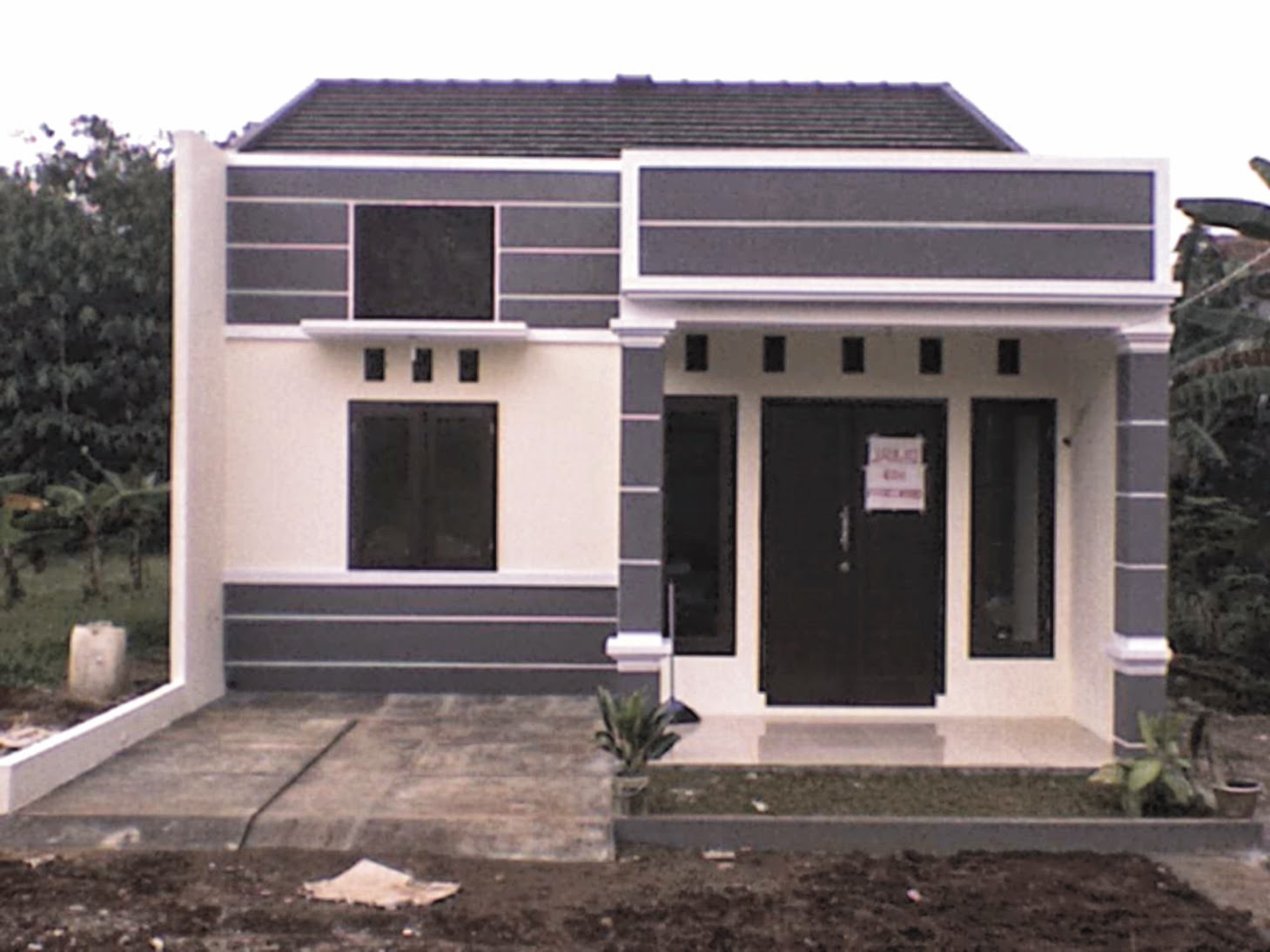 Contoh gambar design dan denah rumah minimalis type 21 rumah