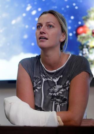 Kvitova é incluída na chave de Roland Garros após se recuperar de facada