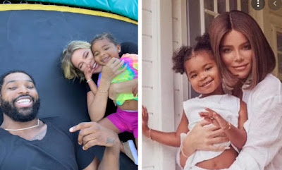 Khloe Kardashian and Tristan Thompson family meeting with daughter True Thompson