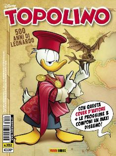 Topolino 3312 - 15 Maggio 2019 | ISSN 1120-611X | CBR 215 dpi | Settimanale | Fumetti Classici | Universo Disney
Numero volumi : IN CORSO
Topolino apparve in Italia il 30 marzo 1930, quando sul n.13 del settimanale torinese Illustrazione del Popolo, diretto da Lorenzo Gigli, fu pubblicata la prima striscia disegnata da Ub Iwerks e intitolata Le avventure di Topolino nella giungla. Due anni dopo si ha il primo libro illustrato italiano con le sue immagini: Sua Altezza Reale il Principe Codarello e, poco più tardi, il 31 dicembre 1932, esce il primo numero di Topolino in formato giornale, edito da Nerbini.
Sulla falsariga del celebre Corriere dei Piccoli, anche Topolino si presentava ai lettori con periodicità settimanale e si apriva con una breve storia in cui le didascalie sono scritte in rima e realizzata da Giove Toppi, che divenne quindi il primo autore Disney italiano. Sul settimanale della Nerbini, comunque, trovano spazio soprattutto le strisce e le tavole realizzate da Floyd Gottfredson. In queste storie vengono anche introdotte delle didascalie in rima, scritte dal primo direttore della rivista, Paolo Lorenzini (detto Collodi Nipote in quanto nipote di Carlo Collodi), e viene anche assegnato il nome definitivo alla spalla di Topolino, ovvero quel Pippo un po' lunatico e un po' svampito che sui libri della Salani veniva ancora chiamato Medoro.
Nerbini non si era assicurato correttamente i diritti di pubblicazione: quando aveva varato la sua rivista, infatti, si era rivolto al Consorzio Cinematografico E.I.A., il distributore dei cortometraggi di Topolino, quando in realtà i diritti per le riviste erano stati dati in mano al giornalista Guglielmo Emanuel dallo stesso Disney. Per cui, per un paio di numeri, la testata passò da Topolino a Topo Lino, per poi riprendere la nota testata con il n.7. Il Topolino Giornale era formato da otto pagine e non conteneva solo storie a fumetti Disney ma anche storie non-Disney che anzi erano di solito la maggioranza delle storie presenti in un numero.
Il numero 137 del Topolino Giornale, dell'11 agosto 1935, segna il passaggio di consegne da Nerbini alla Mondadori. Il fascismo, tuttavia, causò dei problemi al giornale. Dal 1938, il Min.Cul.Pop. (Ministero della Cultura Popolare) impone alla stampa di non editare più i protagonisti del fumetto popolare americano. Il solo Topolino è risparmiato, e così il suo logo e il suo personaggio possono continuare ad esistere nelle edicole italiane, ma in piena seconda guerra mondiale, a partire dal n.476 del 27 gennaio 1942, anche il settimanale è costretto a cedere alle restrizioni. Lo sostituisce Tuffolino, un ragazzetto dalle medesime caratteristiche fisiche, disegnato dal grande illustratore Pierlorenzo De Vita. Con la fine del fascismo, le avventure di Topolino poterono di nuovo essere pubblicate.
Alla fine degli anni quaranta, però, i giornali a fumetti che pubblicavano storie a puntate di non più di due tavole ad episodio erano irrimediabilmente in crisi, e così lo stesso Topolino, le cui vendite erano di gran lunga calate rispetto al periodo d'oro. Mondadori, però, non poteva rinunciare alla rivista da edicola per non perdere i ricchi diritti delle pubblicazioni da libreria, così decise un doloroso ma necessario cambio di formato e periodicità. Nel 1949 nasce così il periodico a fumetti Topolino formato libretto, all'inizio con cadenza mensile, quindi quindicinale e, infine, settimanale, fino a giungere a oggi al suo sessantesimo anniversario e con oltre 3000 numeri usciti, ricchi di storie tra le più famose, con autori da Carl Barks a Romano Scarpa, da Floyd Gottfredson a Giovan Battista Carpi e così via.