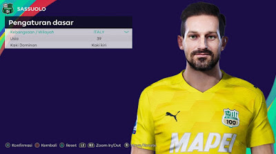 PES 2021 Faces Gianluca Pegolo by Rachmad ABs