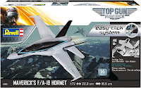 Revell 1/72 Maverick's F/A-18 Hornet ‘Top Gun: Maverick’ Easy-Click (04965) English Color Guide & Paint Conversion Chart