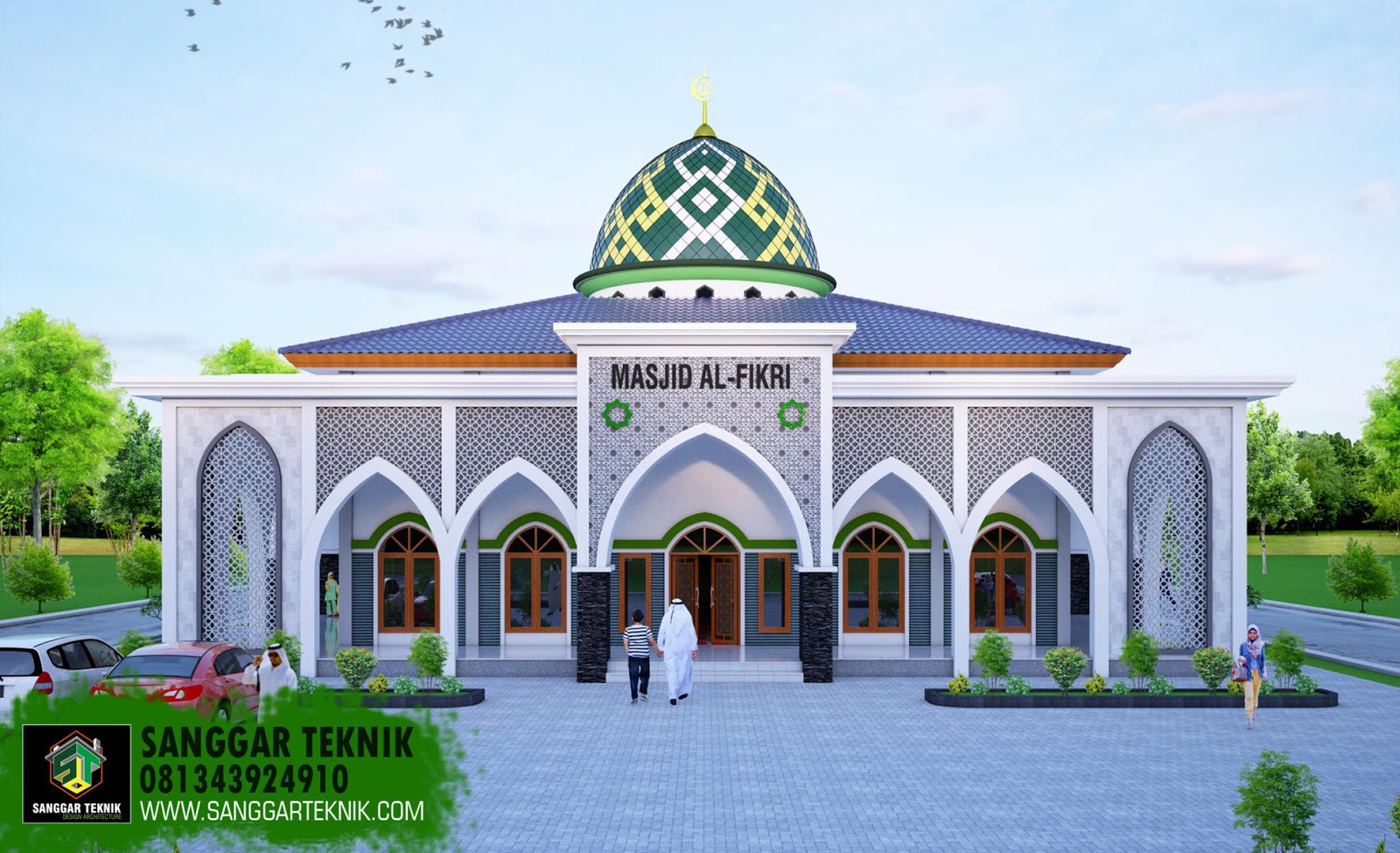  Desain  Masjid  Minimalis  1 Lantai Rumah Joglo Limasan Work