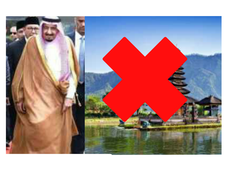 Raja Salman batal ke bali