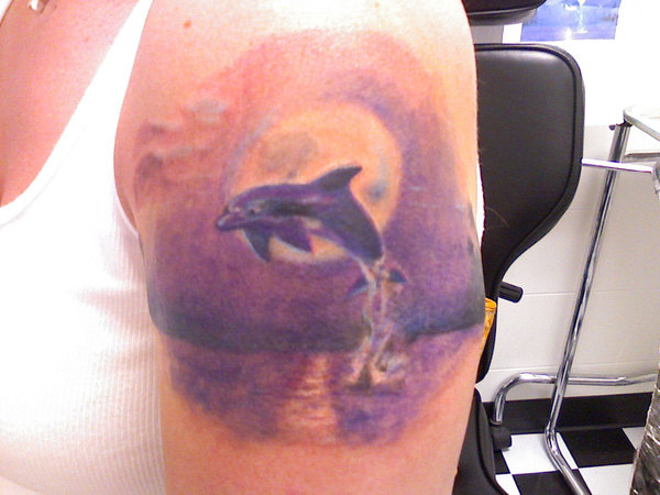Symbolism of Dolphin Tattoos In Christianity the symbolism of Dolphin is 