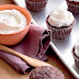 Soft Double Chocolate Cupcakes with Cream Cheese Frosting