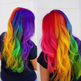  rainbow hair gökkuşağı saç