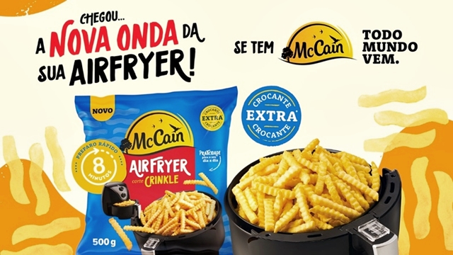 COMER & BEBER: Nova batata, McCain Airfryer Crinkle