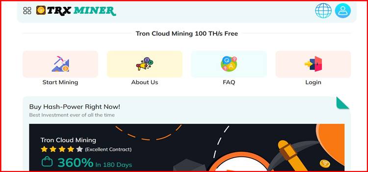 Мошеннический сайт trxminer.zone – Отзывы, развод, платит или лохотрон? Мошенники Tron Cloud Mining