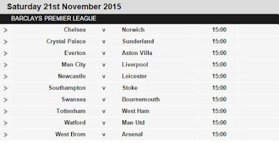 Inilah Jadwal Lengkap Liga Inggris EPL 2015-2016