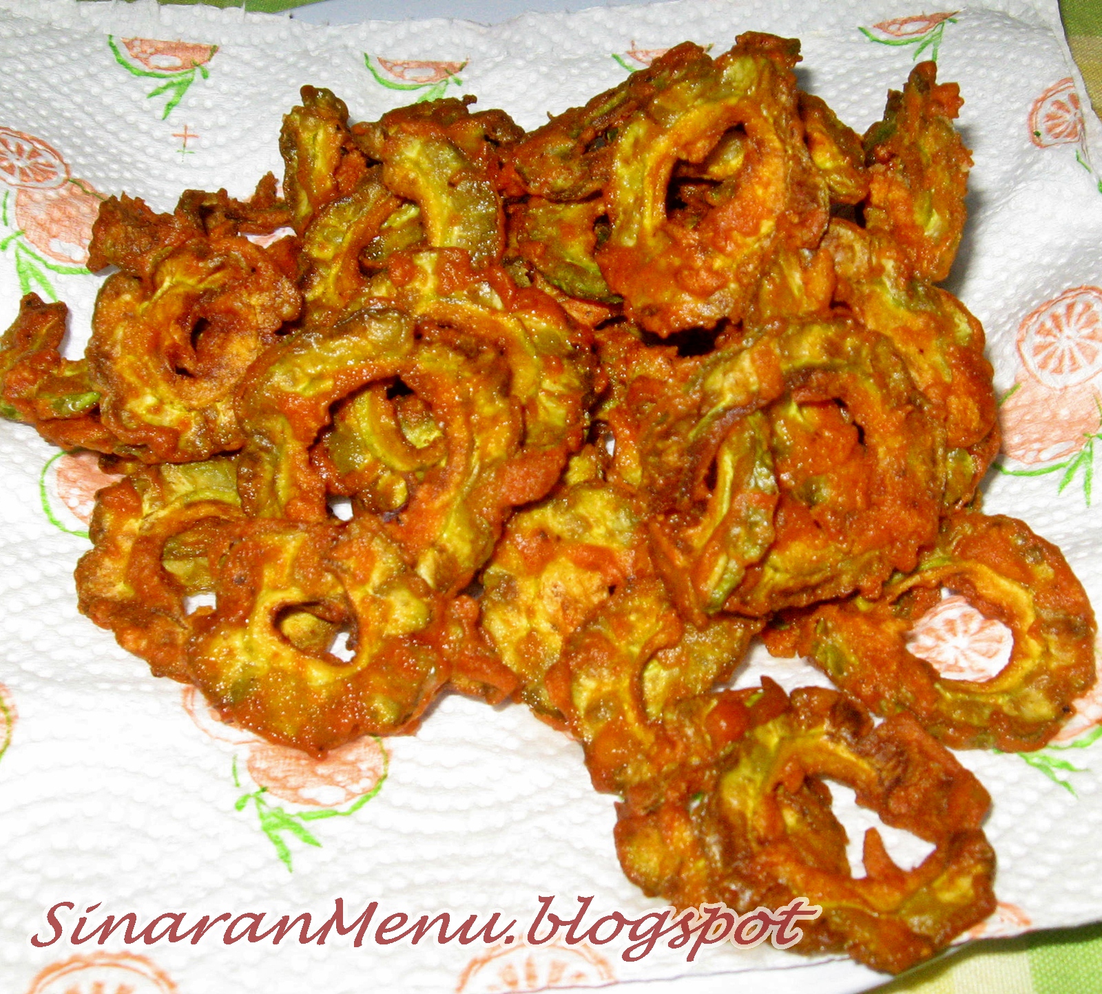 SinaranMenu: Peria Goreng Rangup